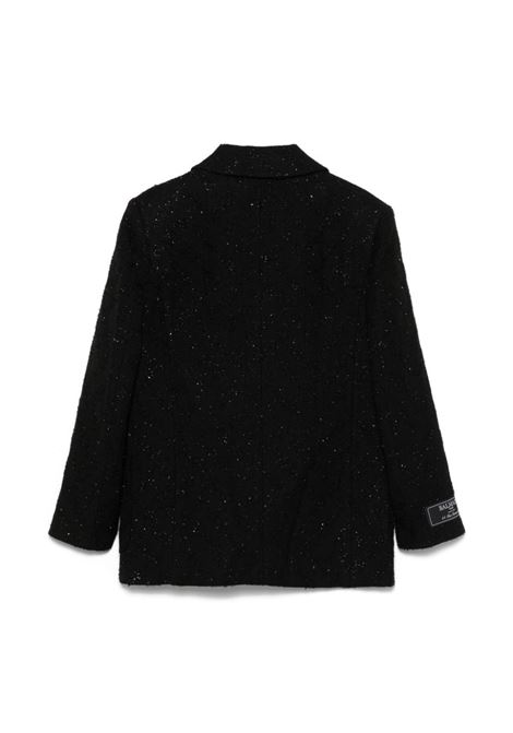 Blazer doppiopetto in tweed lurex BALMAIN KIDS | BV2R24 E0181930NE